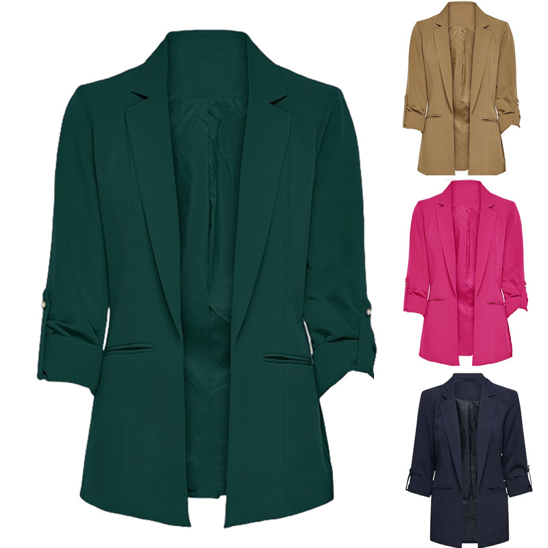 Women Formal Wear Options - 2025 İlkbahar Sonbahar Yeni Koyu Yeşil