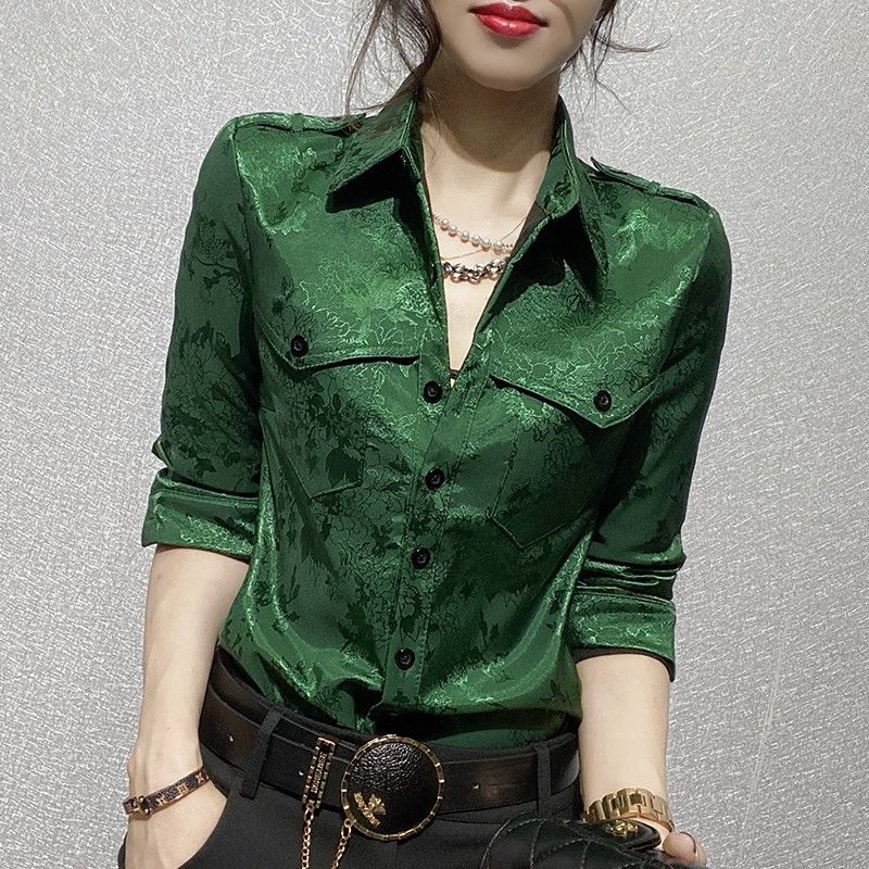 Women'S Office Formal Wear For Ladies - Kadın Üstleri İlkbahar ve Sonbahar Tam