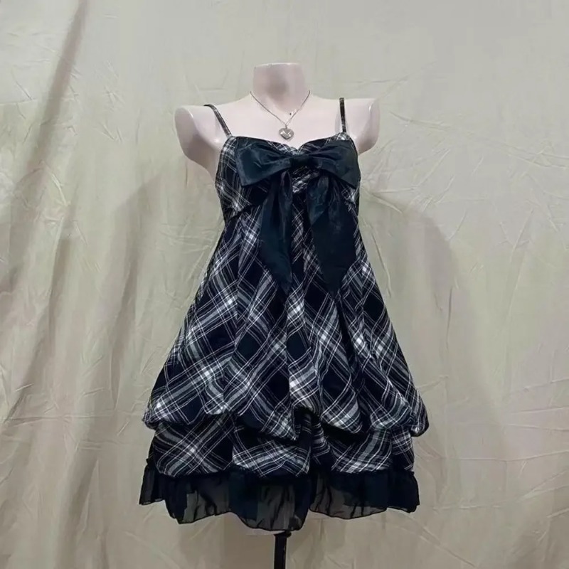 Shift Dress Sleeveless - Kawaii Japon Lolita Iki Parçalı Setler