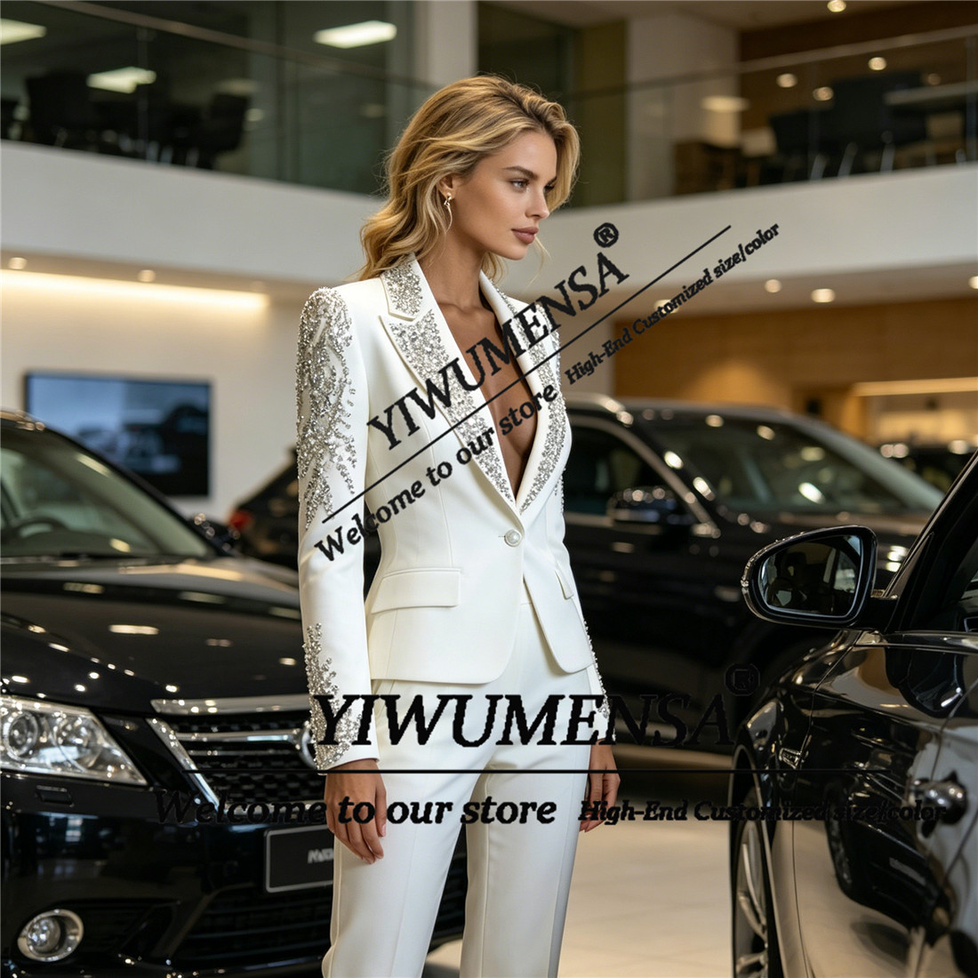 Lüks Kadın Takım Elbise 2 Parç - Women Formal Wear Blazer Set incelemesi ve fiyatı