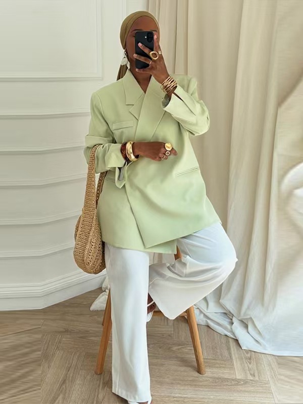 Bayanlar Bol Blazer Ceket Takı - Women Formal Wear Trousers incelemesi ve fiyatı