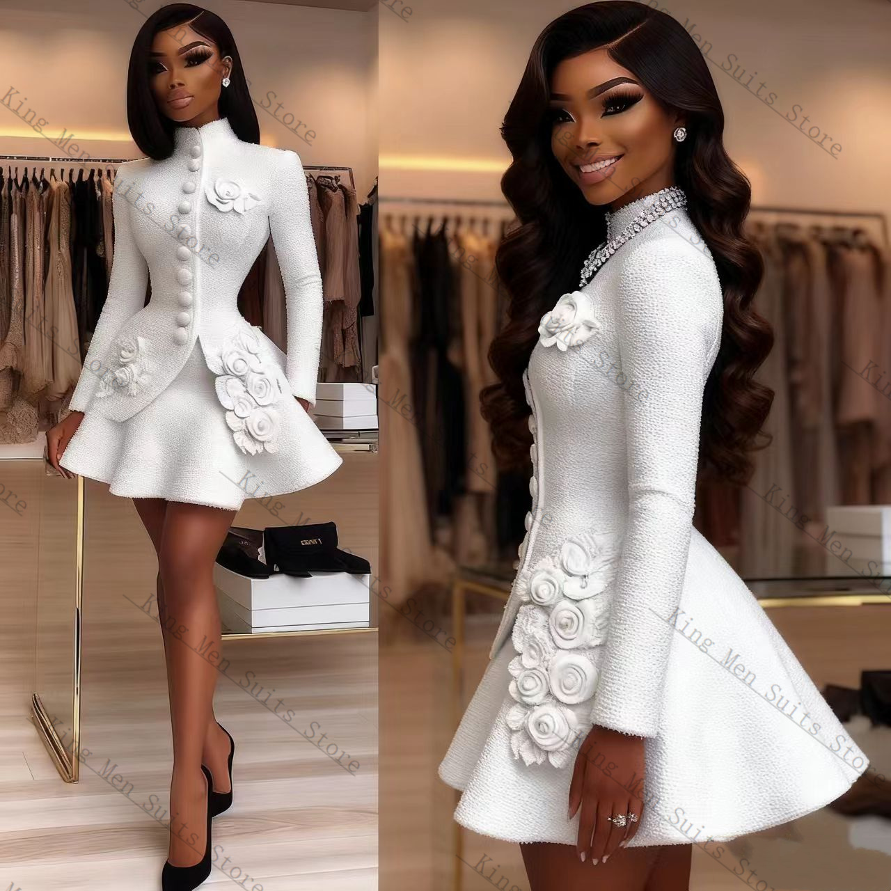 Lüks Beyaz Kadın Takım Elbise  - Women Luxury Formal Wear incelemesi ve fiyatı