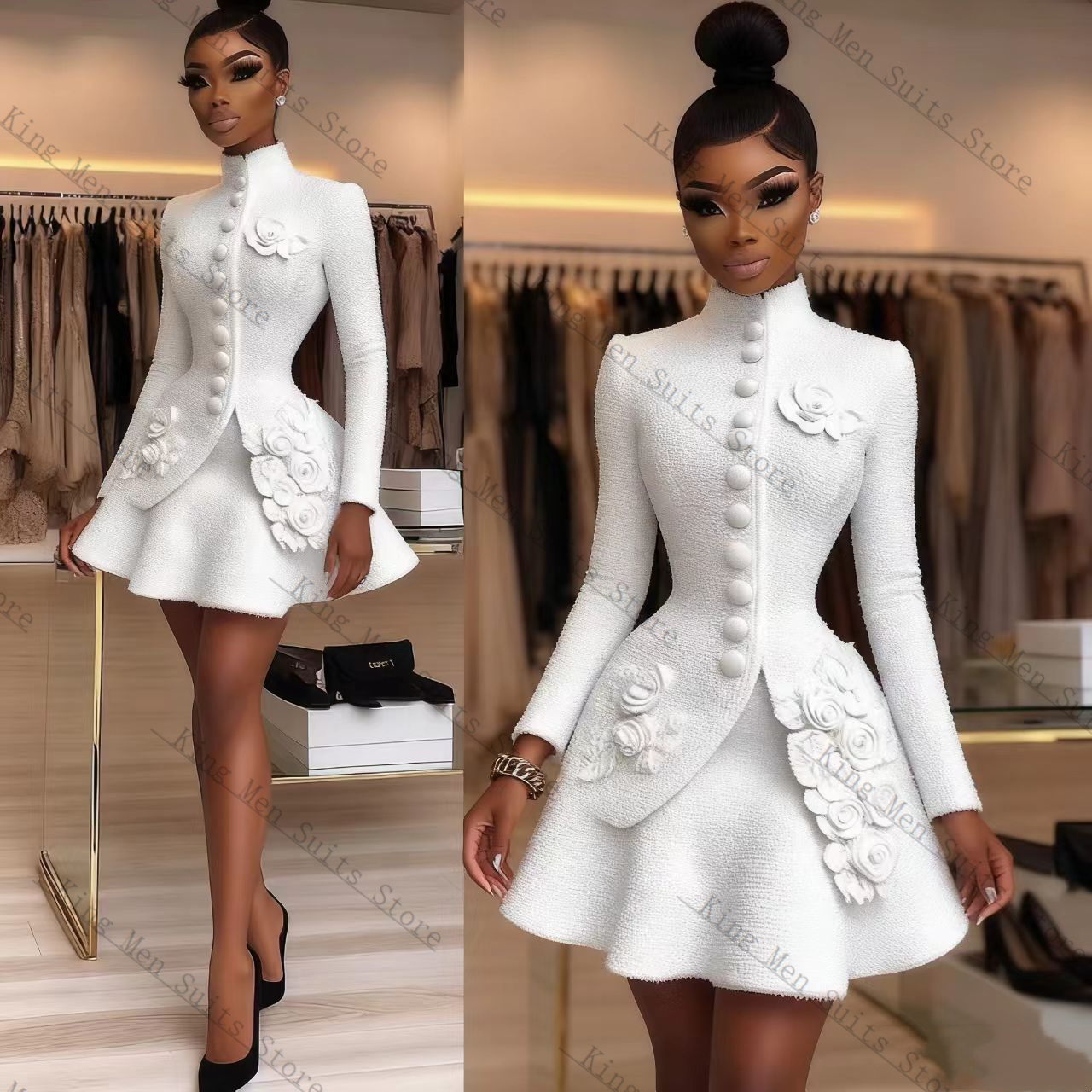 Lüks Beyaz Kadın Takım Elbise  - Women Luxury Formal Wear incelemesi ve fiyatı