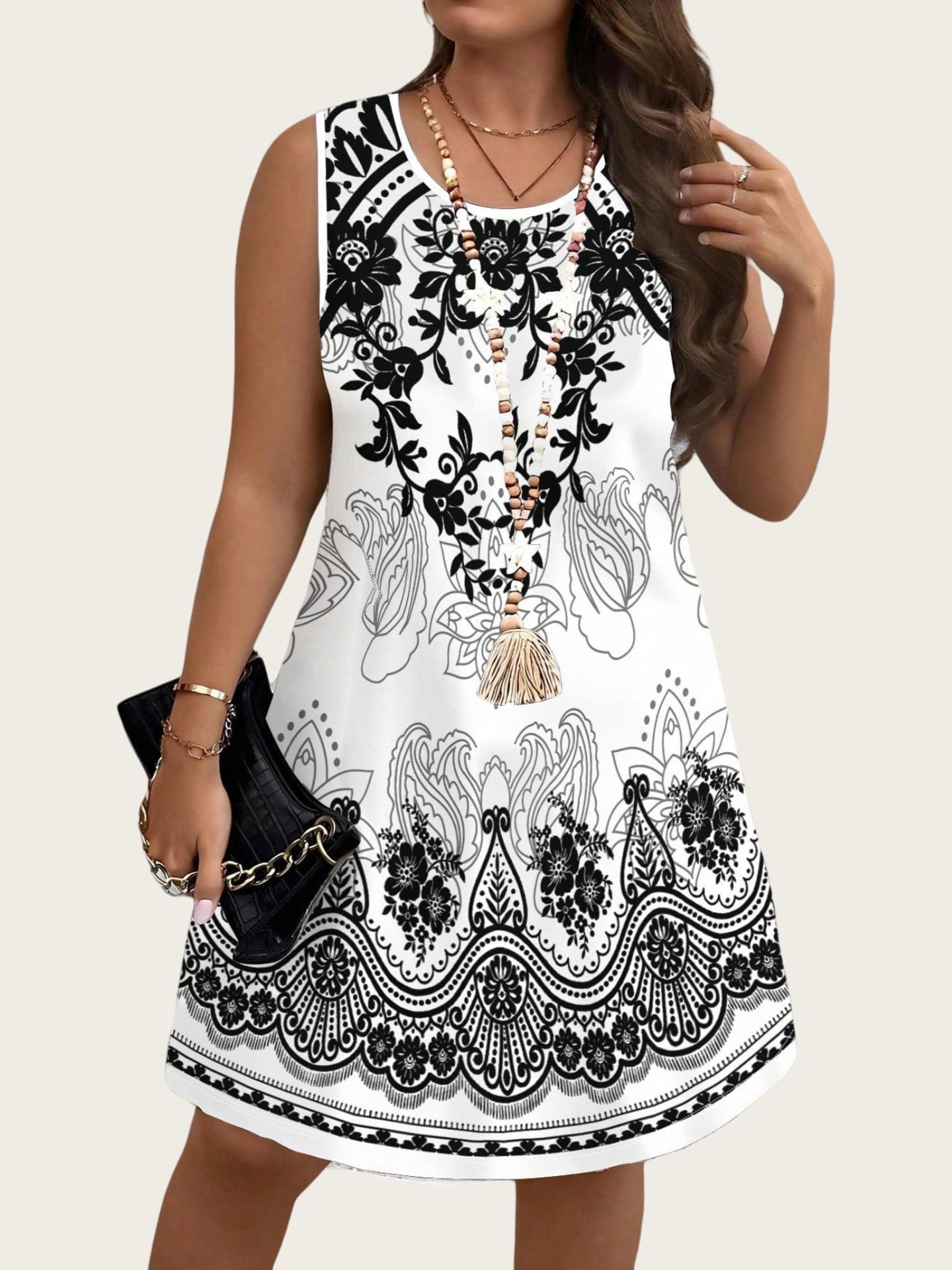 Etnik Stil Vintage Elbiseler 2 - Shift Dress Sleeveless incelemesi ve fiyatı