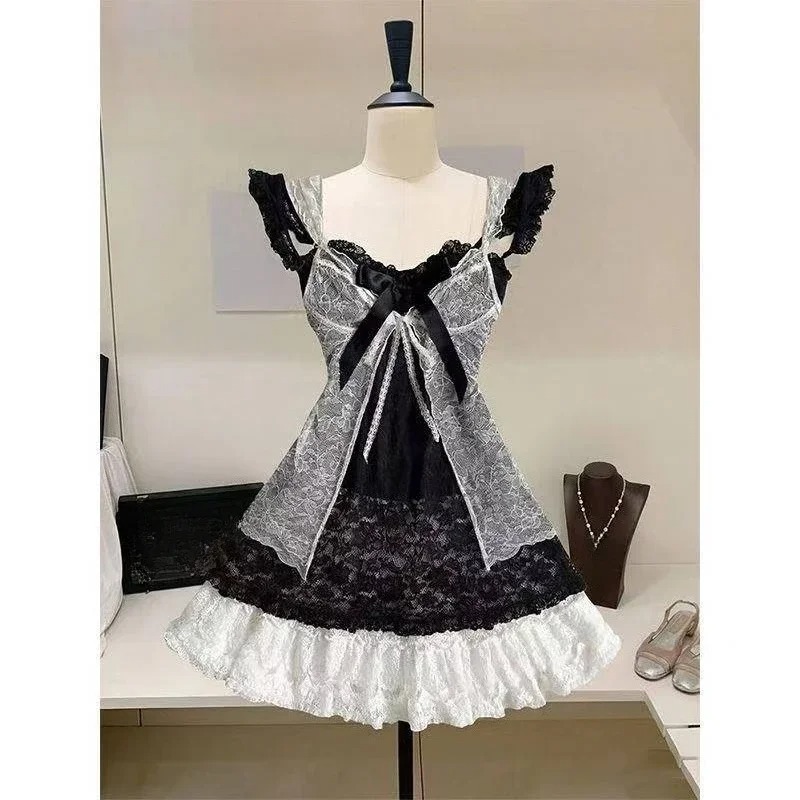 Kawaii Japon Lolita Iki Parçal - Shift Dress Sleeveless incelemesi ve fiyatı