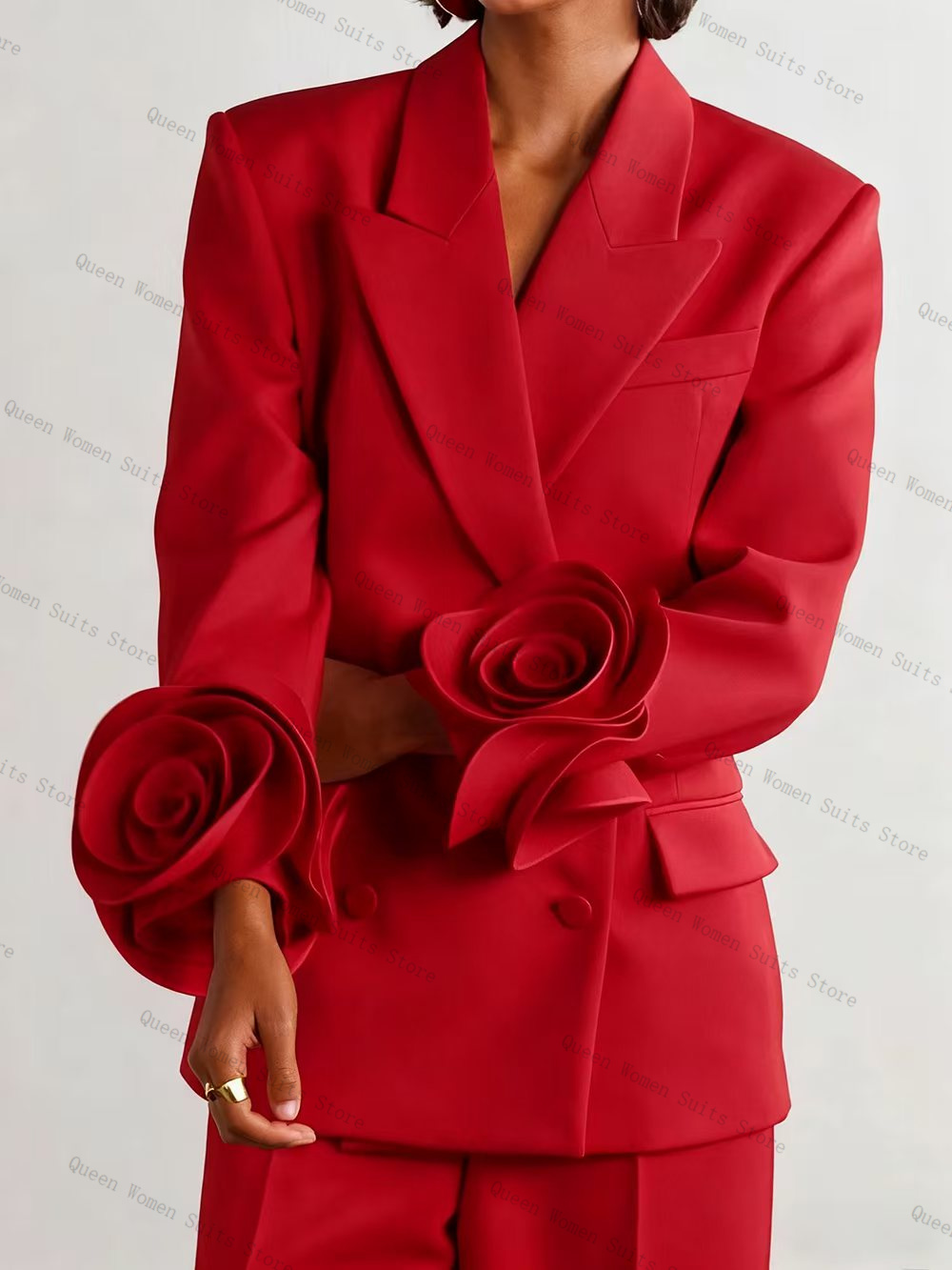 Lüks Kırmızı Kadın Takım Elbis - Women Luxury Formal Wear incelemesi ve fiyatı