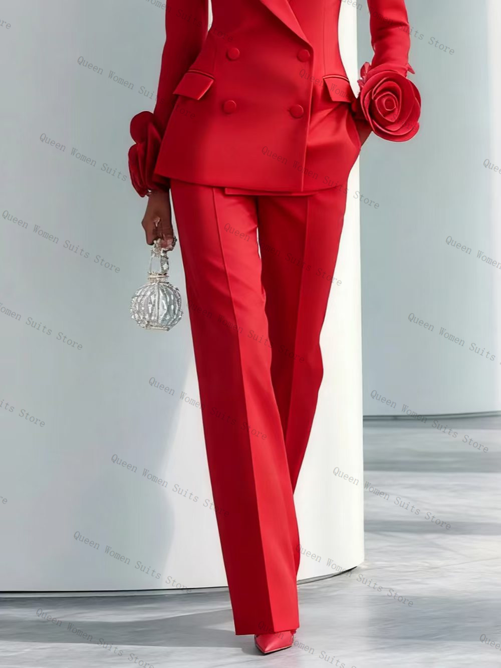 Lüks Kırmızı Kadın Takım Elbis - Women Luxury Formal Wear incelemesi ve fiyatı